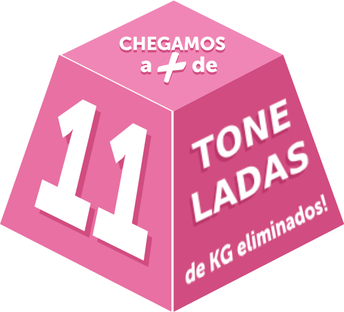 Chegamos a + de 11 Toneladas de kg Eliminados!