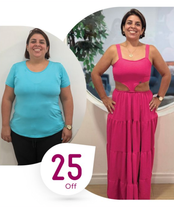 Resultado após o tratamento da paciente Claudia Claro